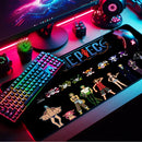 Mouse Pad Gamer Premium Chapéus de Palha